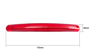 12 Led Röd Sidomarkeringsljus Positionsljus 12V 24V E9