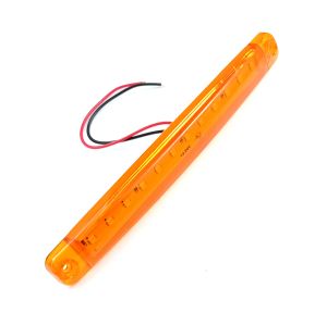 12 Led Lumini de marcaj Orange 12V 24V Camion Remorcă E9