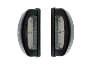 2 x 6 LED Lumini cu număr de înmatriculare pentru Camioane Remorca 12v 24v