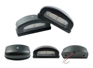 2 x 6 LED Kennzeichenleuchte Nummernschild Kennzeichenbeleuchtung Anhänger LKW 12v 24v