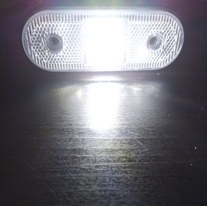 Seitenmarkierungsleuchten LED Weiß 12V 24V