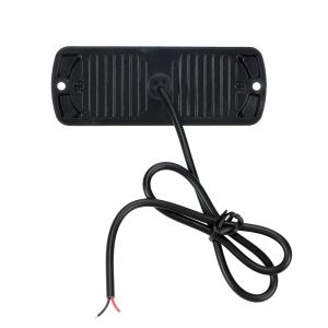 12 LED Warnleuchte Notfall Frontblitzer Blitzlicht Schlank Licht Amber 12v 24v