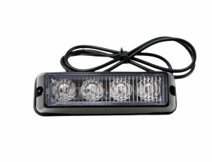 4 LED Warnleuchte Notfall Frontblitzer Blitzlicht Licht Amber 12v 24v