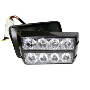 8 LED Doppelreihe Warnleuchte Notfall Frontblitzer Blitzlicht Amber 12v 24v