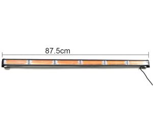 120w COB LED BAR Kühlergril Blitzlicht Warnleuchte Notfall Strobe Leuchte Bernstein 12V 24V