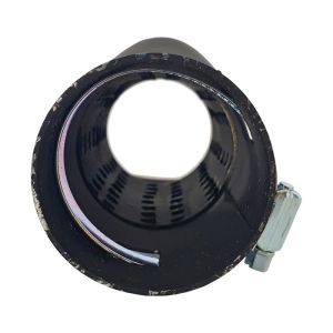 Auspuffblende Endrohr Silber Schwarz Sport 168mm Universal