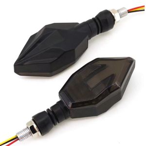 LED Motorrad Blinker Flash Leuchten 12v Orange Weiß