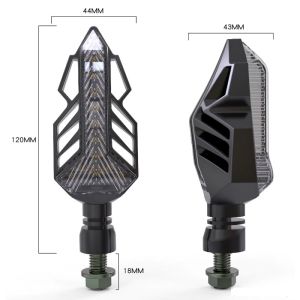 LED Motorrad Blinker DRL Licht 12v Orange 