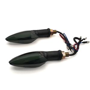 LED Motorcycle Motorbike Turn Signal DRL Lights 12v Orange Red E11