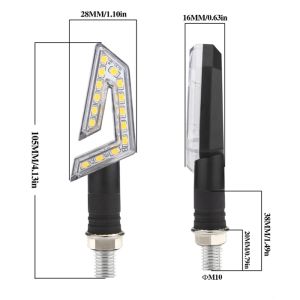 LED Motociclete ATV Lumini Semnalizatoare DRL Galben 12v 