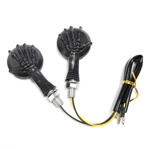 LED Motorsykkel ATV Blinklys  DRL Oransje 12v Rund