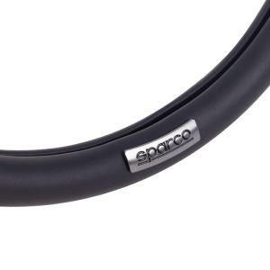 Capacul Volanului Universal Cauciuc Eco Piele Negru Rosu