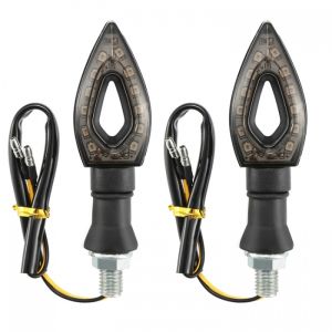 12 LED Motorrad Blinker Flash Leuchten 12v Orange 