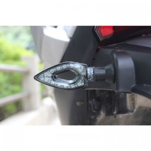 12 LED Motorrad Blinker Flash Leuchten 12v Orange 