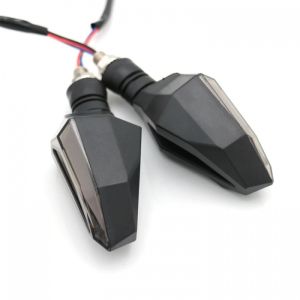 9 LED Motorcycle Motorbike Turn Signal DRL Lights 12v Orange White