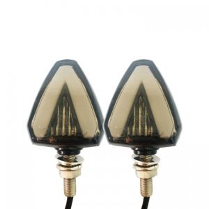 LED Motorrad Blinker DRL Licht 12v Orange Weiß