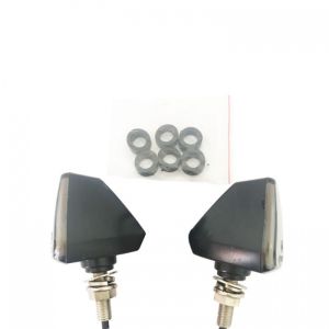 LED Motorcycle Motorbike Turn Signal DRL Lights 12v Orange White