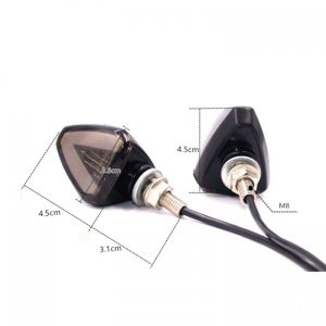 LED Motorcycle Motorbike Turn Signal DRL Lights 12v Orange White