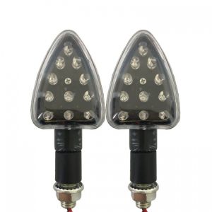 11 LED Motorrad Blinker Flash Leuchten 12v Orange 