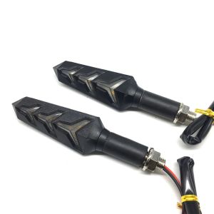 LED Motorrad Blinker Flash Leuchten 12v Bernstein