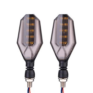 LED Motorrad Blinker DRL Licht 12v Orange Weiß