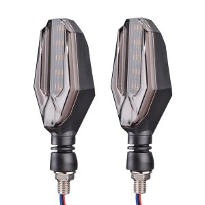 LED Motorrad Blinker DRL Licht 12v Orange Weiß