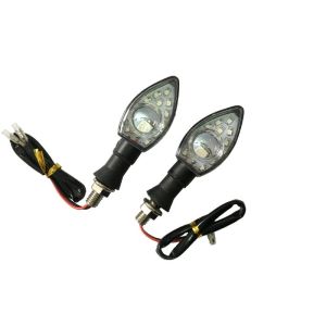 LED Motorrad Blinker Flash Leuchten 12v Bernstein
