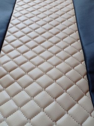 Cubre Asientos para DAF XF 105 Camiones Negro Beige Cueros