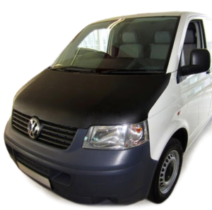 Volkswagen Transporter T5 Haubenbra Maske Bonnet Bra Schwarz PVC Leather 2003-2009