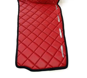 MAN TGX Instrumentbräda Röd Eco Läder mattor för lastbilar 