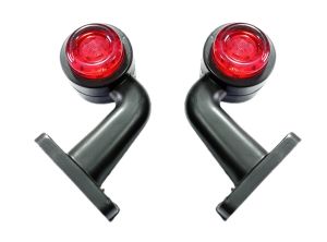 2 x 12v 24v LED MINI Begrenzungsleuchten für Anhänger PKW LKW E9 