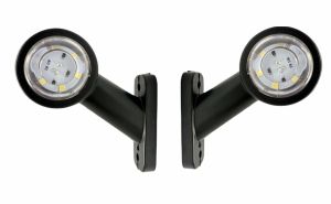 2 x 12v 24v LED MINI Positionsleuchten für Anhänger PKW LKW E9 