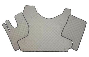 RENAULT GAMA T Fußmatten Automat Grau Leder Matten Autoteppiche LKW