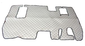 RENAULT MAGNUM Fußmatten Automat Grau Leder Matten Autoteppiche LKW