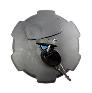 Tankdeckel mit 2 Schlüssel,Schwarz,Verriegelung Lkw Diesel 80mm