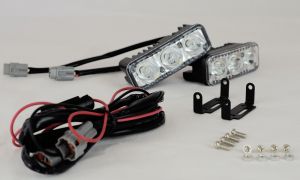 2 x 3 LED  Tagfahrleuchte PKW Nebel DRL Laufen Fahren Weiß  12V