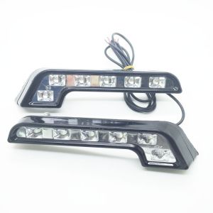 2 x 6 LED Weiß Auto Fahren Lampen Nebel 12V Universal  Tagfahrlicht