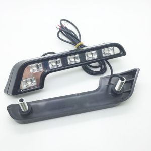 2 x 6 LED Weiß Auto Fahren Lampen Nebel 12V Universal  Tagfahrlicht