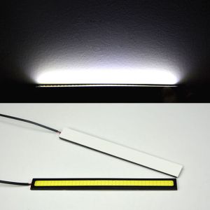 2 X 14sm LED  COB Streifen  Tagfahrlicht DRL Beleuchtung Wasserdicht 12V Weiß