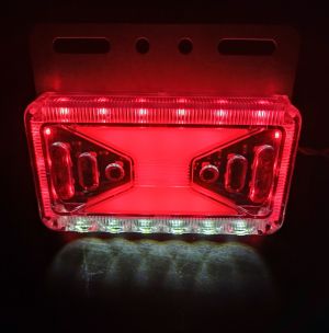 2 x 30 LED Baklykt Sidelys Lampe till Tilhenger Lastebil Campingvogn 12v 24v