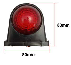 2 x 8 LED Luces 12V 24V Gabarit Posicion Blanco Rojo