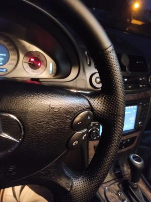 Rattlock för MERCEDES E-class W211 2002-2009 Eko Läder För Sömnad