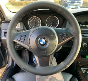 Rattlock för BMW E60 E63 E64 M5 M6 Eko Läder För Sömnad