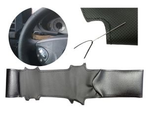 Lenkrad Abdeckung Für MERCEDES C-Klasse W203 2001-2007 ÖKo-Leder Zum Nähen
