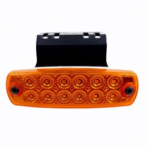 12 LED 12 v 24v Anhänger PKW LKW Seitenleuchten Lampe Gelb Reflektor 