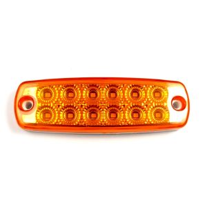 12 LED 12 v 24v Anhänger PKW LKW Seitenleuchten Lampe Gelb Reflektor 