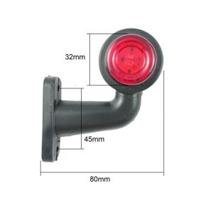 2 x 12v 24v LED MINI Begrenzungsleuchten für Anhänger PKW LKW E9 