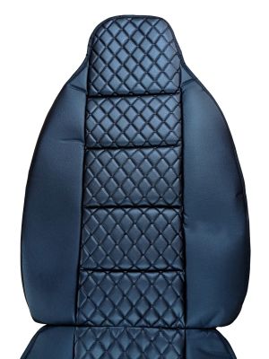 2 x Bilklädsel Beskyddare för bilar Universell Svart Eko Läder 