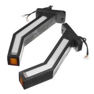 2 x LED NEON Begrenzungsleuchten 12v 24v Positionsleuchten Lampe LKW Anhänger 
