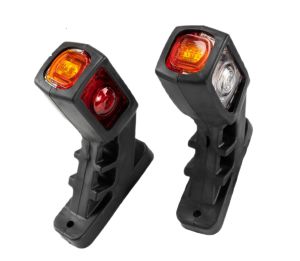 2 x LED 13cm Begrenzungsleuchten 12v 24v Positionsleuchten Lampe LKW Anhänger 